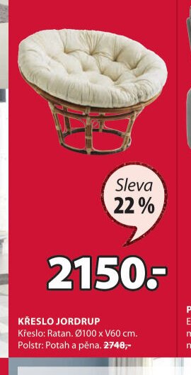 Křeslo JORDRUP
