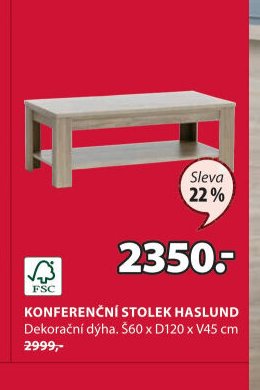 KONFERENČNÍ STOLEK HASLUND