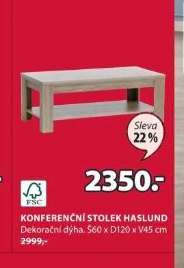 KONFERENČNÍ STOLEK HASLUND