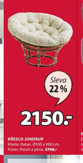Křeslo JORDRUP