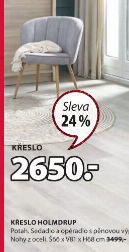 Křeslo HOLMDRUP