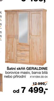 Šatní skříň GERALDINE