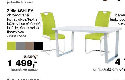 Stůl ASHLEY