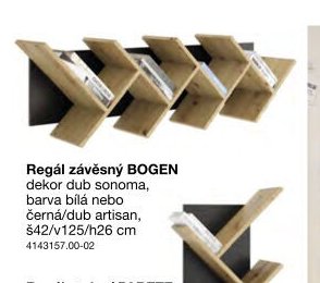 Regál závěsný BOGEN