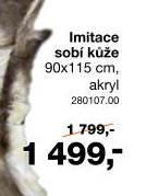 Imitace sobí kůže
