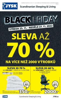akční leták Jysk 23.11.2022-27.11.2022