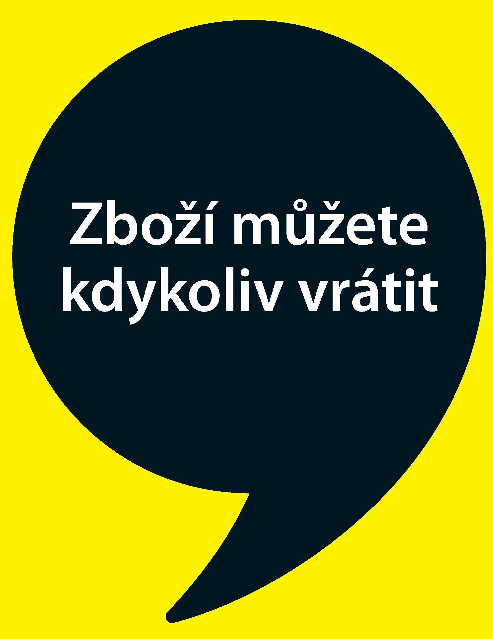 Zboží můžete kdykoliv vrátit