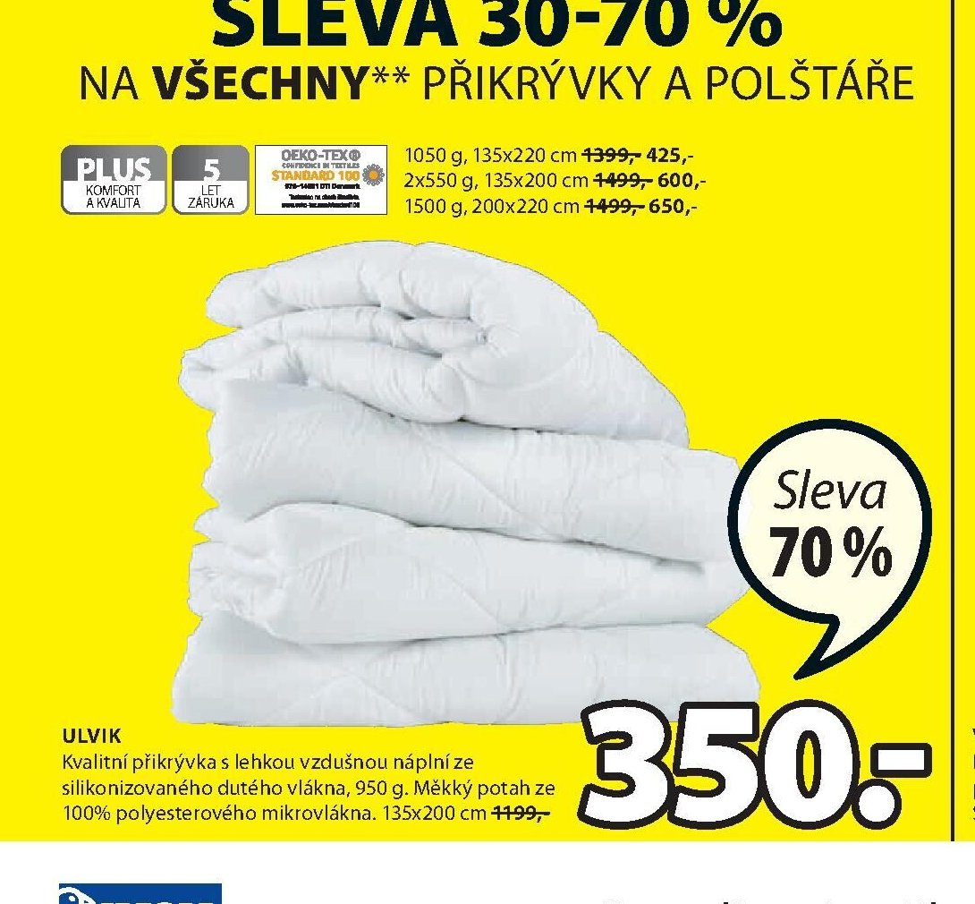 ULVIK Kvalitní přikrývka