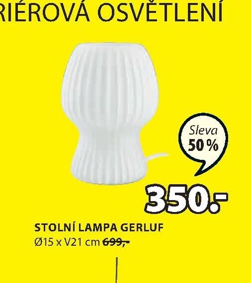 Stolní lampa Gerluf