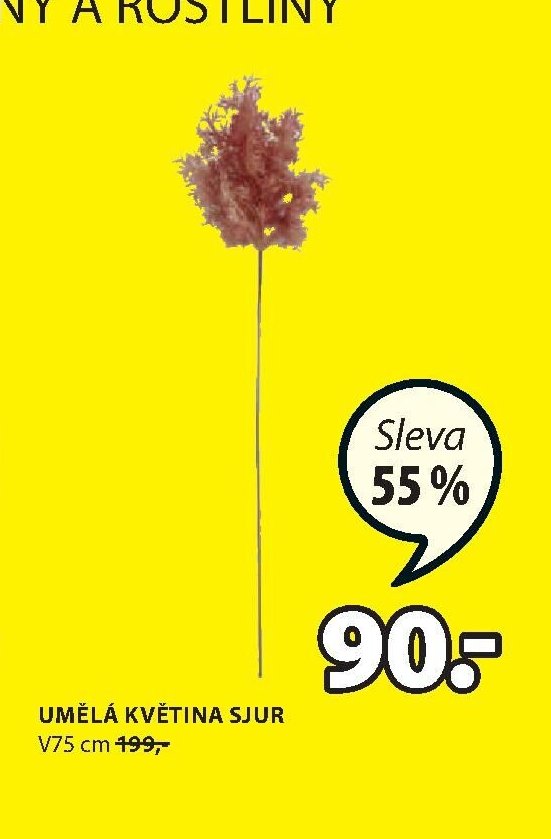 Umělá květina Sjur