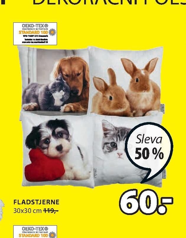 FLADSTJERNE 30x30 cm
