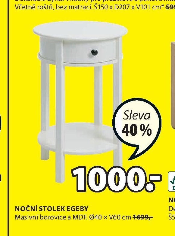 Noční stolek EGEBY
