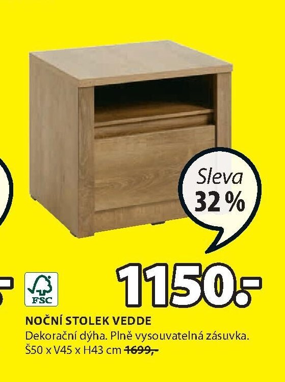 Noční stolek VEDDE