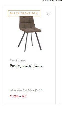 Carryhome ŽIDLE, hnědá, černá
