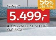 4 UMYVADLO SE SPODNÍ SKŘÍŇKOU
