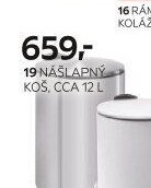 19 NÁŠLAPNÝ KOŠ, CCA 12 L