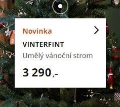 VINTERFINT Umělý vánoční strom