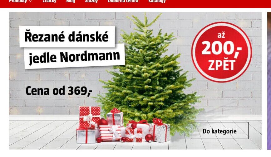 Řezané dánské jedle Nordmann