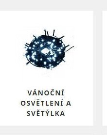Vánoční osvětlení a světýlka