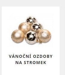 Vánoční ozdoby na stromek
