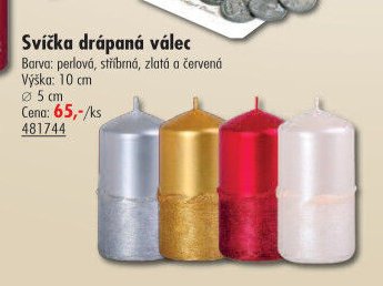 Svíčka drápaná válec