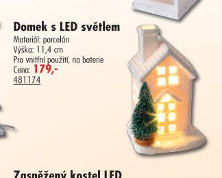 Domek s LED světlem