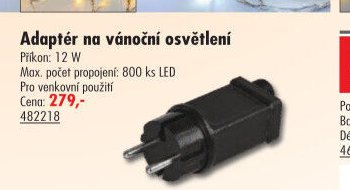 Adaptér na vánoční osvětlení