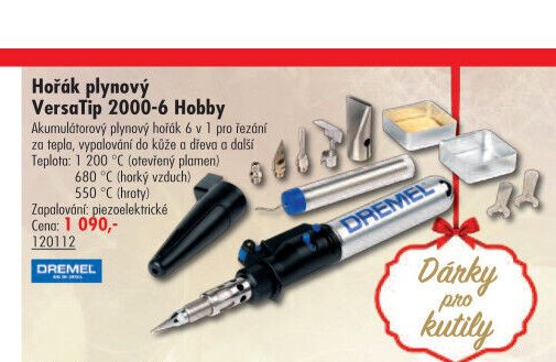 Hořák plynový VersaTip 2000-6 Hobby