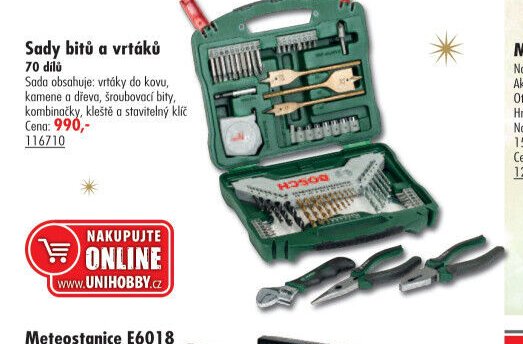 Sady bitů a vrtáků 70 dílů