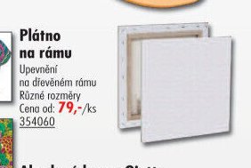 Plátno na rámu