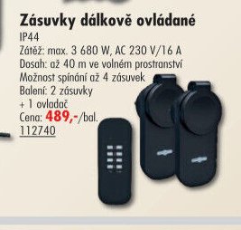 Zásuvky dálkově ovládané