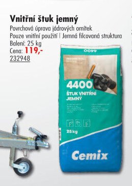 Vnitřní štuk jemný