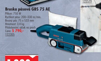 Bruska pásová GBS 75 AE