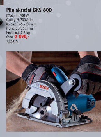 Pila okružní GKS 600