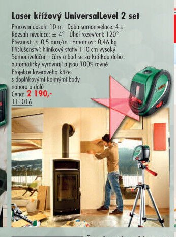Laser křížový UniversalLevel 2 set