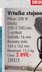 Vrtačka stojanová DP 16 VL