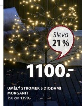 UMĚLÝ STROMEK S DIODAMI MORGANIT