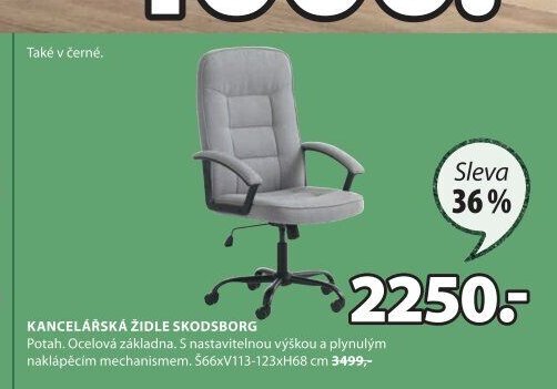 KANCELÁŘSKÁ ŽIDLE SKODSBORG