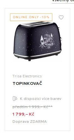 Trisa Electronics TOPINKOVAČ