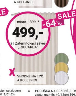 Zatemňovací závěs RICCARDA