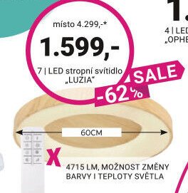 7 | LED stropní svítidlo „LUZIA“