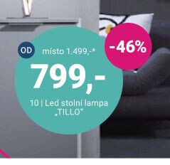 10 | Led stolní lampa „TILLO“