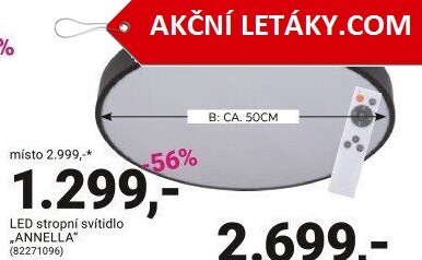 LED STROPNÍ SVÍTIDLO „ANNELLA“
