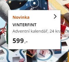 VINTERFINT Adventní kalendář, 24 krabiček
