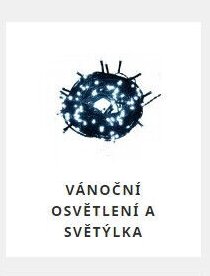 Vánoční osvětlení a světýlka