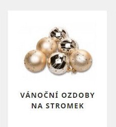 Vánoční ozdoby na stromek