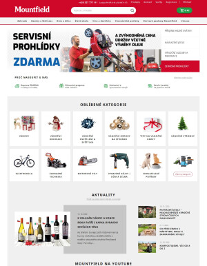 akční leták Mountfield 21.12.2022-27.12.2022