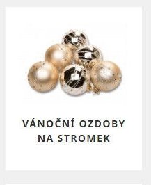 Vánoční ozdoby na stromek