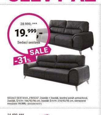 Sedací sestava FRISCO