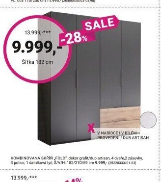 Kombinovaná skříň FOLD
